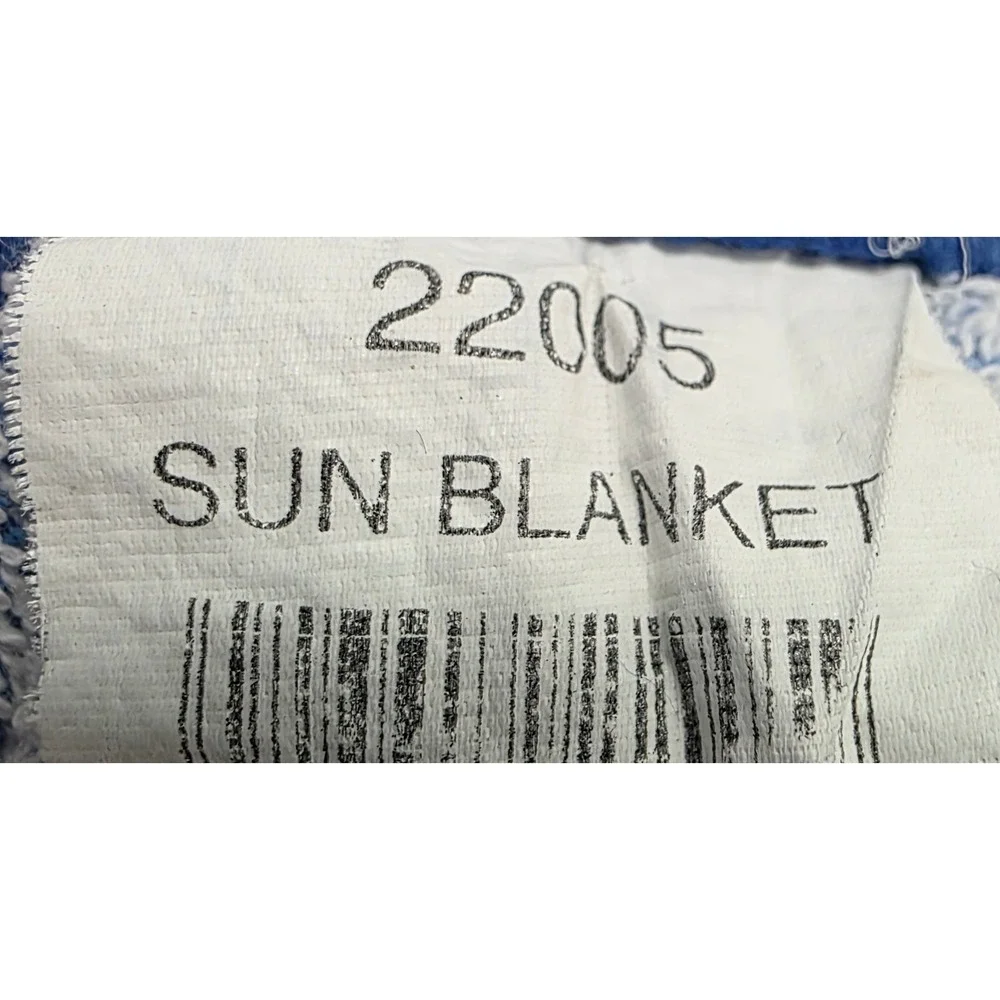 Vintage‎ 1990s Sun Blanket Celestial Sun Moon Stars Navy Cozy Giant Beach Towel